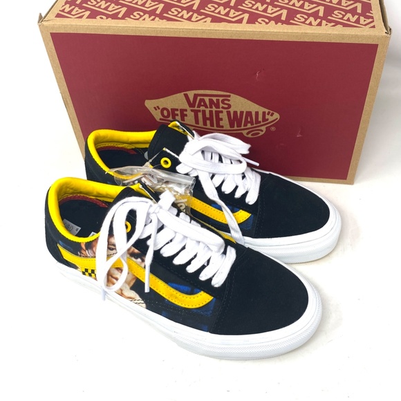 VANS Skate Old Skool Bruce Lee Shoes Low Black Women's Suede Canvas VN0A5FCBY23 - Picture 7 of 10